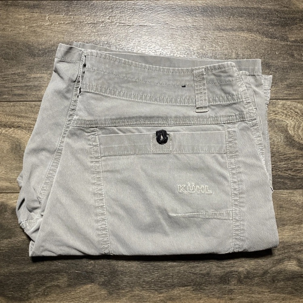 Kuhl Ramblr Cargo Shorts Mens 36 Zip Pockets Utility Hiking Vintage Patina Dye - Picture 13 of 16